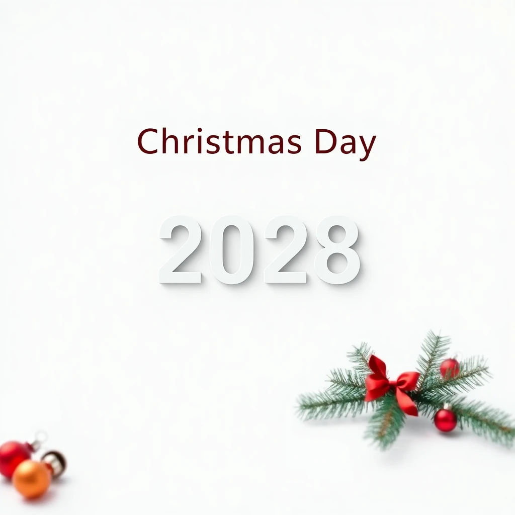 Timeline and release date countdown for 2026 Christmas Day 2028 in the Holidays niche