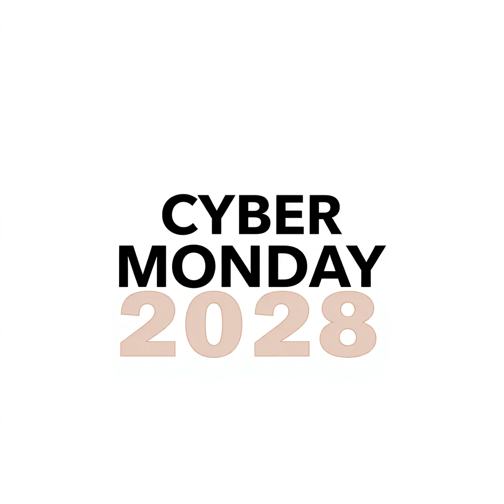 Timeline and release date countdown for 2026 Cyber Monday 2028 in the Holidays niche