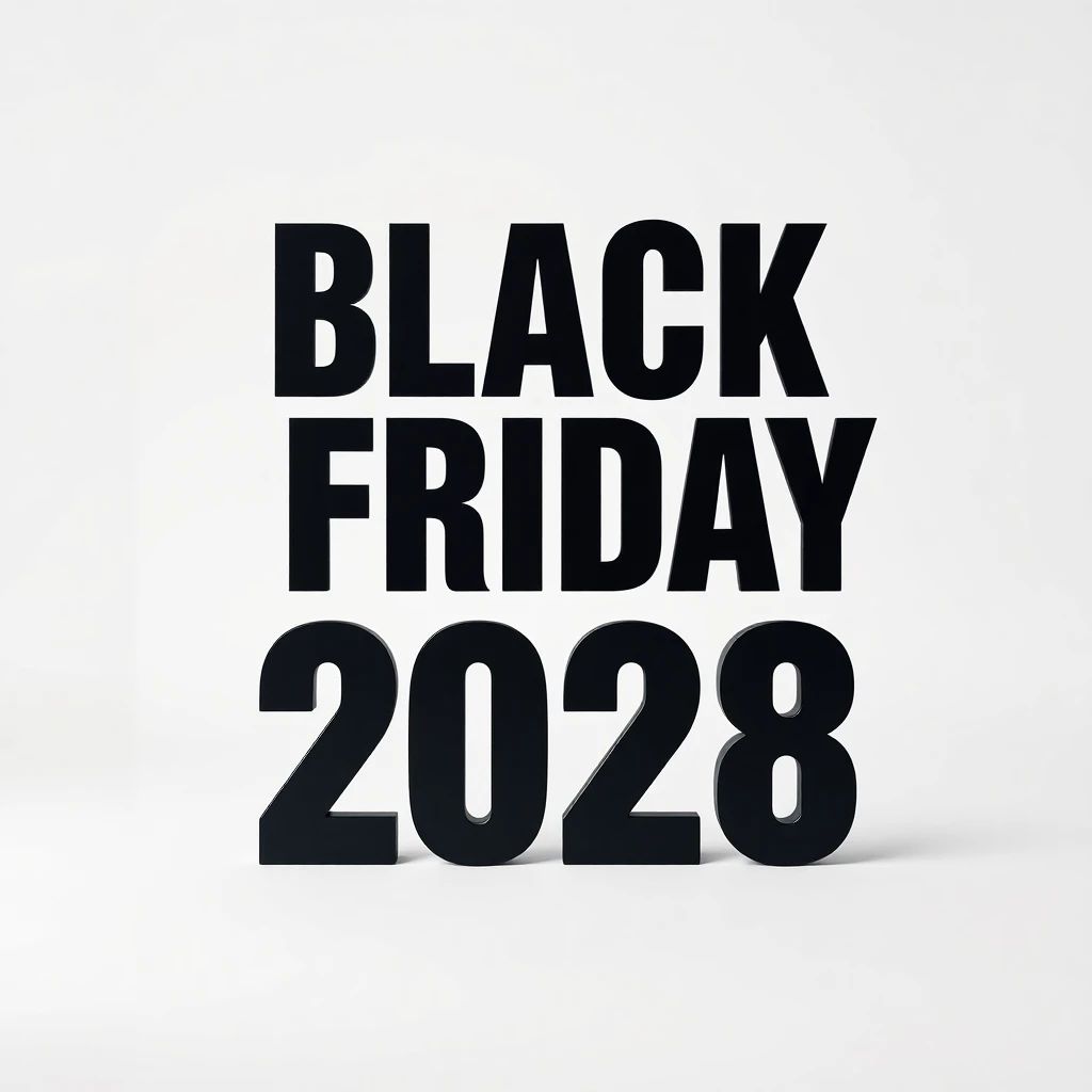 Timeline and release date countdown for 2026 Black Friday 2028 in the Holidays niche