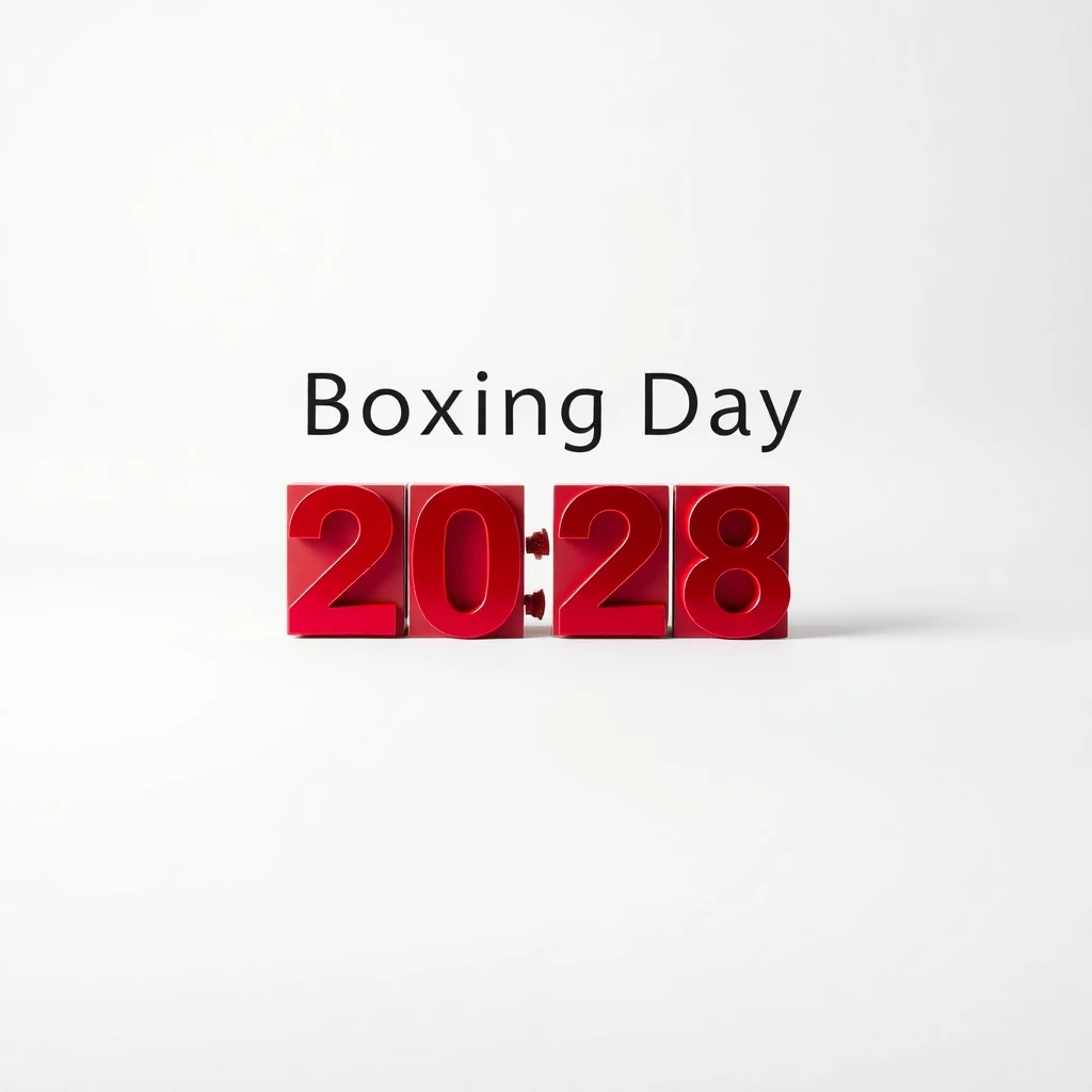 Timeline and release date countdown for 2026 Boxing Day 2028 in the Holidays niche