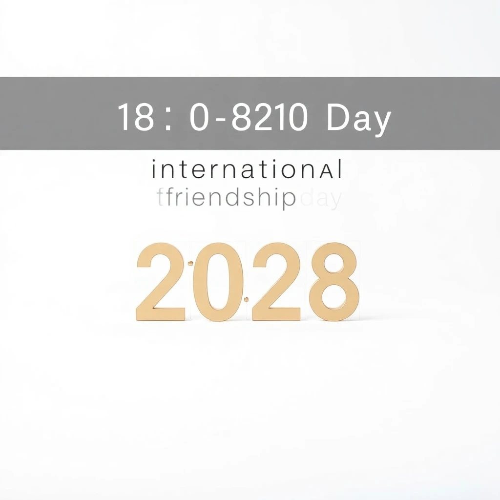 Timeline and release date countdown for 2026 International Friendship Day 2028 in the Holidays niche