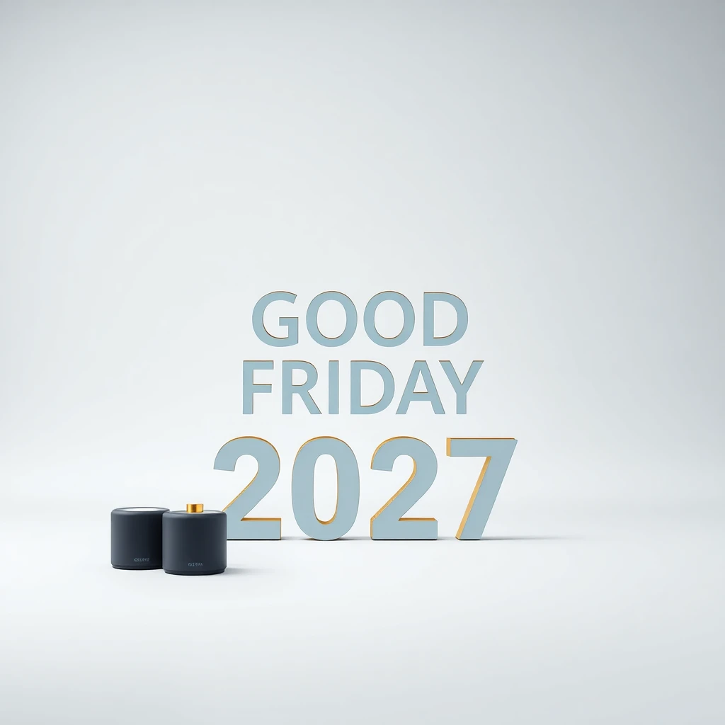 Timeline and release date countdown for 2026 Good Friday 2027 in the Holidays niche