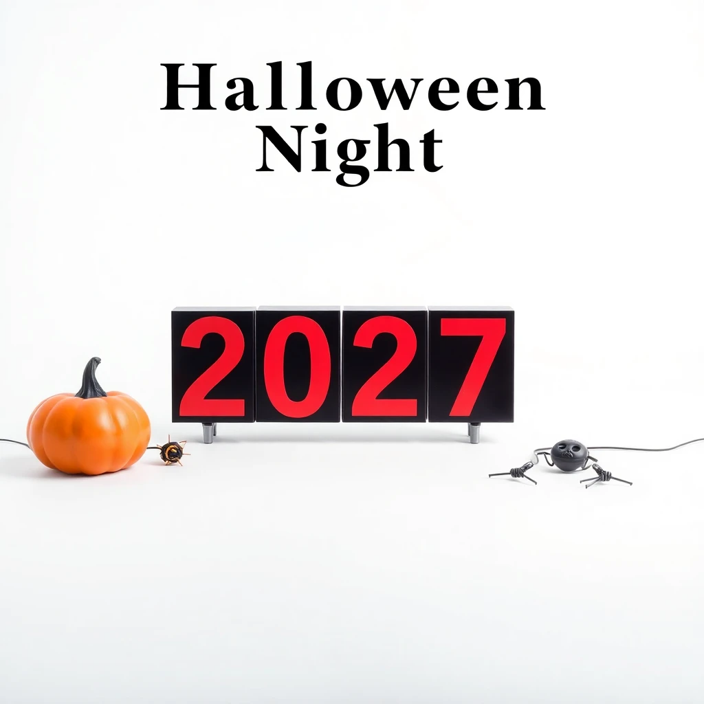 Timeline and release date countdown for 2026 Halloween Night 2027 in the Holidays niche