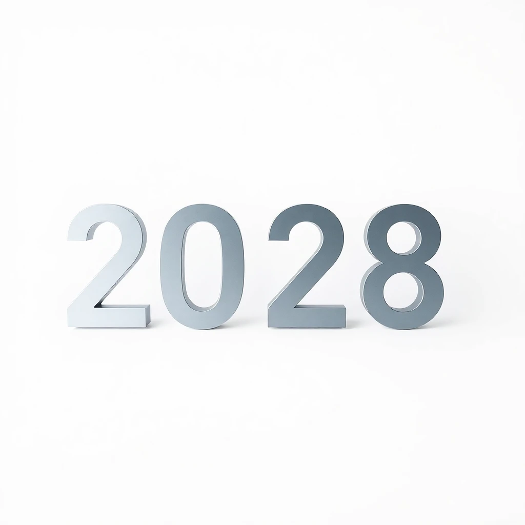 Timeline and release date countdown for 2026 New Year's Day 2028 in the Holidays niche
