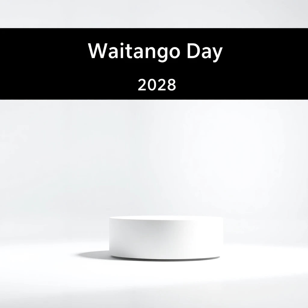 Timeline and release date countdown for 2026 Waitangi Day (NZ) 2028 in the Holidays niche