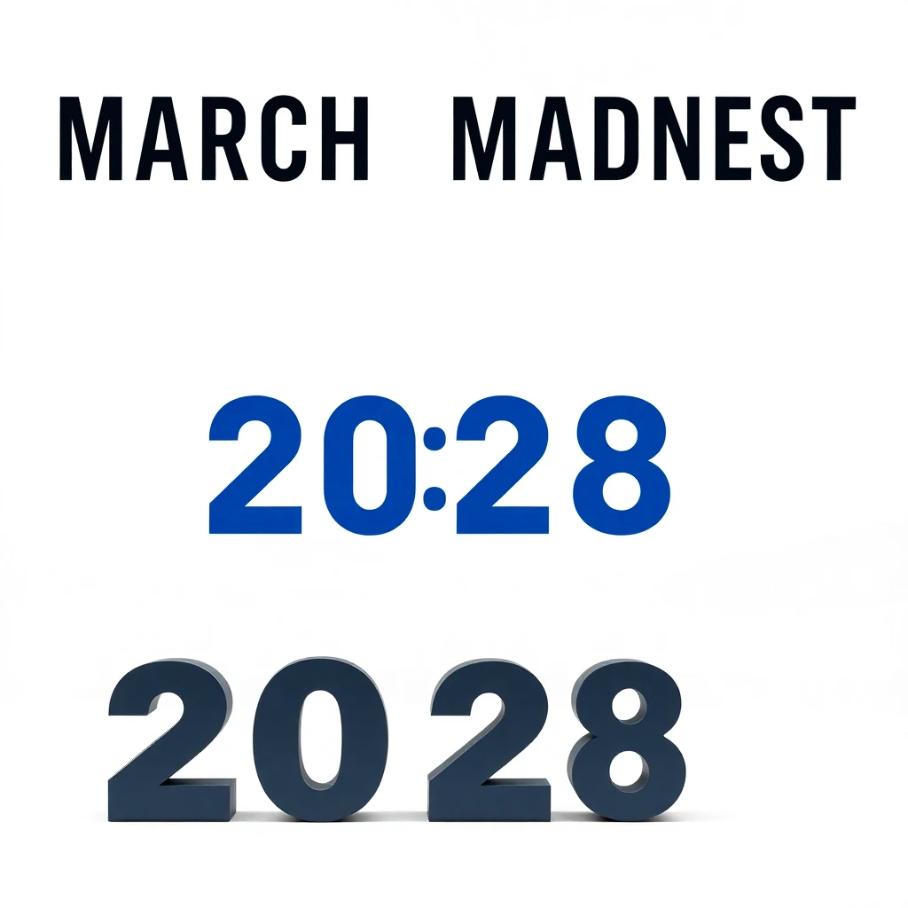 Timeline and release date countdown for 2026 March Madness Final 2028 in the Sports niche