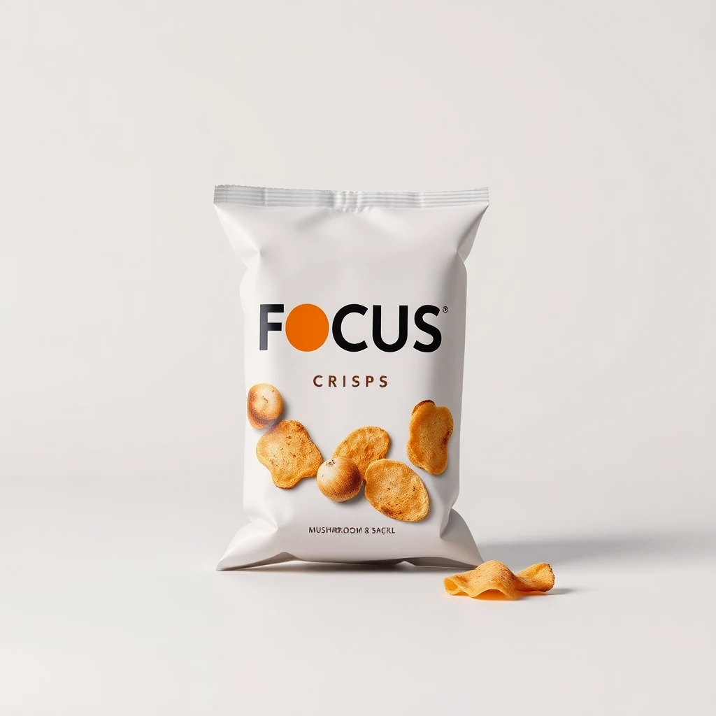 Mushroom-Based 'Focus' Crisps countdown image for SNACKS timeline