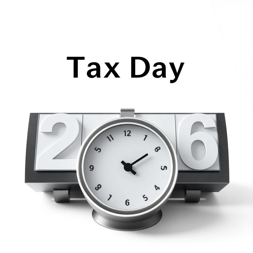 Timeline and release date countdown for 2026 Tax Day (US) 2026 in the Holidays niche