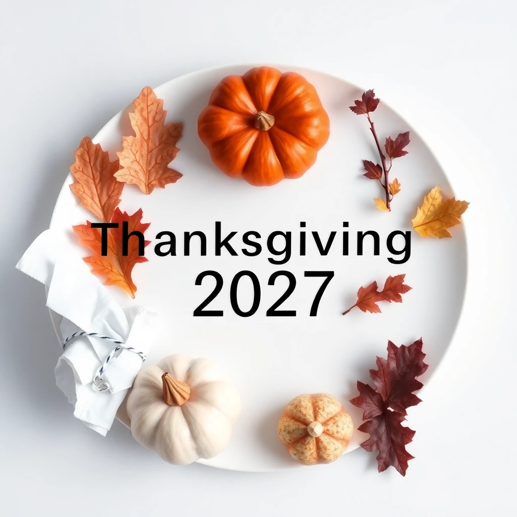 Timeline and release date countdown for 2026 Thanksgiving (US) 2027 in the Holidays niche